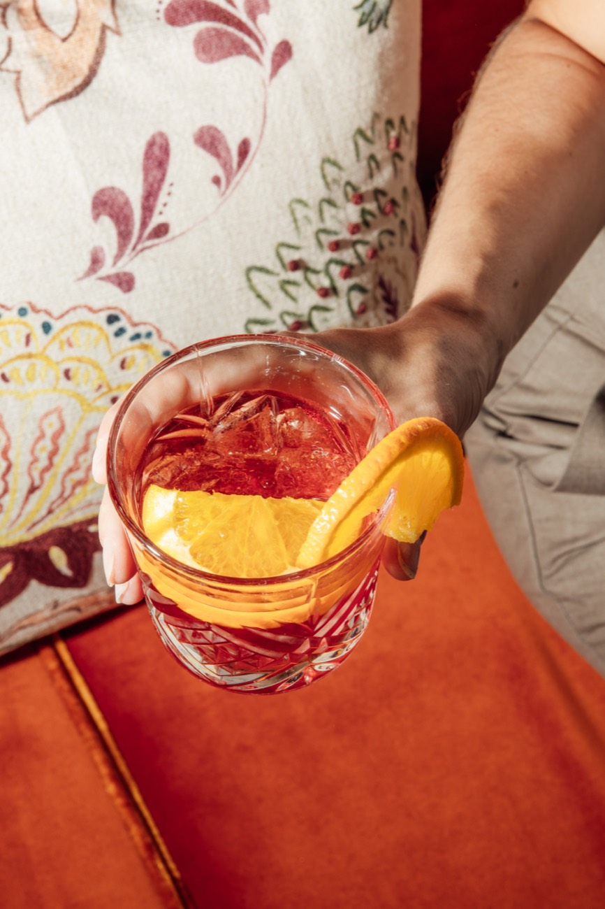 Cocktail signature à l'orange
